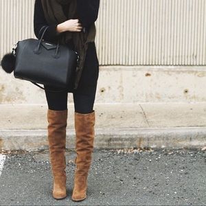 Vince Camuto Brown Suede Over the Knee Boots sz 9